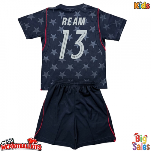 United States Tim Ream #13 Replica Away Stadium Kit for Kids World Cup 2026 Short Sleeve (+ pants)